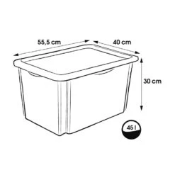 Keeeper Bambi Wit 45L Opbergbox 1223900126600 -Kleintje Wereld keeeper bambi wit 45l opbergbox 1223900126600 5