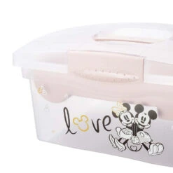 Keeeper Minnie Mouse Roze Draagbare Opbergbox Met Organizer 1220258124700 -Kleintje Wereld keeeper minnie mouse roze draagbare opbergbox met organizer 1220258124700 4