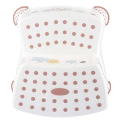 Keeeper Rainbow Wit 2 Treden Opstapje 1003110029700 -Kleintje Wereld keeeper rainbow wit 2 treden opstapje 1003110029700 3