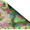 Kids Corner Farm Life/Sweet Town 95x113 Cm Omkeerbaar Vloerkleed En Speelmat -Kleintje Wereld kids corner farm lifesweet town 95x113 cm omkeerbaar vloerkleed en speelmat 1