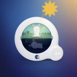 KidSleep Classic Essential Wit LED Slaaptrainer En Kinderwekker 0025 -Kleintje Wereld kidsleep classic essential wit led slaaptrainer en kinderwekker 0025 4