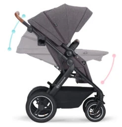 Kinderkraft B-Tour Ash Grey 3-in-1 Combi Kinderwagen Incl. Autostoel KSBTOU00DGR3000 -Kleintje Wereld kinderkraft b tour 3 in 1 ash grey wandelwagen ksbtou00dgr3000 11 1920x1920