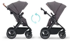 Kinderkraft B-Tour Ash Grey 3-in-1 Combi Kinderwagen Incl. Autostoel KSBTOU00DGR3000 -Kleintje Wereld kinderkraft b tour 3 in 1 ash grey wandelwagen ksbtou00dgr3000 12 1920x1920
