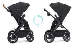 Kinderkraft B-Tour Deep Black 3-in-1 Combi Kinderwagen Incl. Autostoel KSBTOU00BLK3000 -Kleintje Wereld kinderkraft b tour 3 in 1 deep black wandelwagen ksbtou00blk3000 10