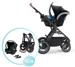 Kinderkraft B-Tour Deep Black 3-in-1 Combi Kinderwagen Incl. Autostoel KSBTOU00BLK3000 -Kleintje Wereld kinderkraft b tour 3 in 1 deep black wandelwagen ksbtou00blk3000 13