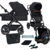 Kinderkraft B-Tour Deep Black 3-in-1 Combi Kinderwagen Incl. Autostoel KSBTOU00BLK3000