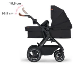 Kinderkraft B-Tour Deep Black 3-in-1 Combi Kinderwagen Incl. Autostoel KSBTOU00BLK3000 -Kleintje Wereld kinderkraft b tour 3 in 1 deep black wandelwagen ksbtou00blk3000 7