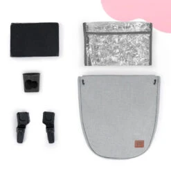 Kinderkraft B-Tour Silver Grey 3-in-1 Combi Kinderwagen Incl. Autostoel KSBTOU00LGR3000 -Kleintje Wereld kinderkraft b tour 3 in 1 silver grey wandelwagen ksbtou00lgr3000 17 1920x1920