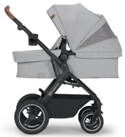Kinderkraft B-Tour Silver Grey 3-in-1 Combi Kinderwagen Incl. Autostoel KSBTOU00LGR3000 -Kleintje Wereld kinderkraft b tour 3 in 1 silver grey wandelwagen ksbtou00lgr3000 4 1920x1920