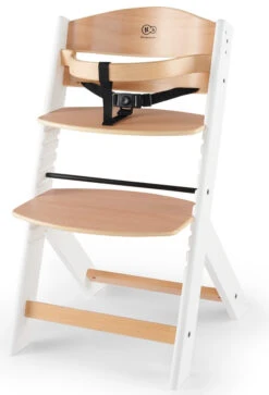 Kinderkraft Enock Wit/Naturel Houten Meegroei Kinderstoel KKKENOCWHT0000 -Kleintje Wereld kinderkraft enock wit houten kinderstoel kkkenocwht0000 2