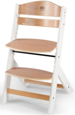 Kinderkraft Enock Wit/Naturel Houten Meegroei Kinderstoel KKKENOCWHT0000 -Kleintje Wereld kinderkraft enock wit houten kinderstoel kkkenocwht0000 3