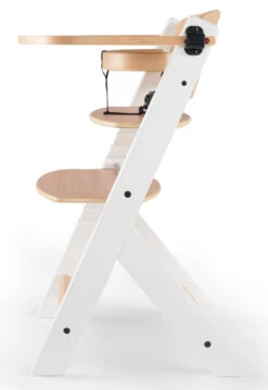 Kinderkraft Enock Wit/Naturel Houten Meegroei Kinderstoel KKKENOCWHT0000 -Kleintje Wereld kinderkraft enock wit houten kinderstoel kkkenocwht0000 4