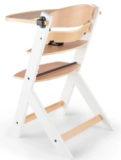 Kinderkraft Enock Wit/Naturel Houten Meegroei Kinderstoel KKKENOCWHT0000 -Kleintje Wereld kinderkraft enock wit houten kinderstoel kkkenocwht0000 5