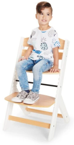 Kinderkraft Enock Grijs Meegroei Kinderstoel KKKENOCGRYF000 -Kleintje Wereld kinderkraft enock wit meegroei kinderstoel kkkenocnat0000 6 1