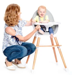 Kinderkraft Fini Grey 2-in-1 Kinderstoel KKKFINIGRY0000 -Kleintje Wereld kinderkraft fini black kinderstoel kkkfiniblk0000 8 1