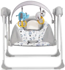 Kinderkraft Flo Mint 2-in-1 Rocker En Babyschommel FLOMINT -Kleintje Wereld kinderkraft flo mint 2 in 1 rocker en babyschommel flomint 1