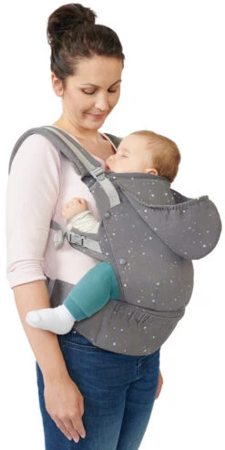 Kinderkraft Huggy Grey Draagzak KKNHUGGGRY0000 -Kleintje Wereld kinderkraft huggy grey draagzak kknhugggry0000 4