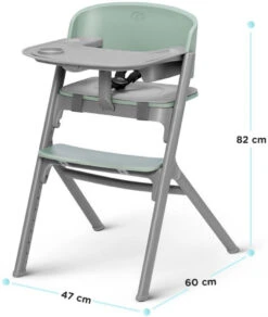Kinderkraft Livy Olive Green 4-in-1 Meegroeistoel KHLIVY00GRE0000 -Kleintje Wereld kinderkraft livy olive green 4