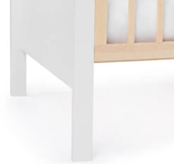 Kinderkraft Mia Wit Ledikant KKHMIAWHT0000 -Kleintje Wereld kinderkraft mia grijs ledikant incl. matras kkhmiagry000m 11 2