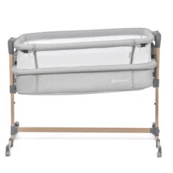 Kinderkraft Neste Air Grey-Wood Wieg Aan Bed KKLNEAIRGRY00W -Kleintje Wereld kinderkraft neste air grey wood wieg aan bed kklneairgry00w .4