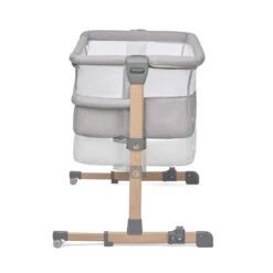 Kinderkraft Neste Air Grey-Wood Wieg Aan Bed KKLNEAIRGRY00W -Kleintje Wereld kinderkraft neste air grey wood wieg aan bed kklneairgry00w .5