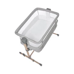 Kinderkraft Neste Air Grey-Wood Wieg Aan Bed KKLNEAIRGRY00W -Kleintje Wereld kinderkraft neste air grey wood wieg aan bed kklneairgry00w .6