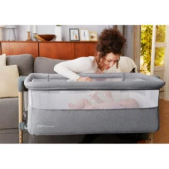 Kinderkraft Neste Air Grey-Wood Wieg Aan Bed KKLNEAIRGRY00W -Kleintje Wereld kinderkraft neste air grey wood wieg aan bed kklneairgry00w 8 1