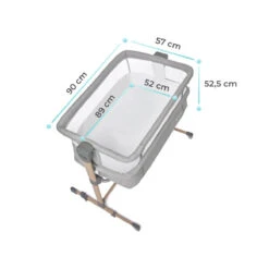 Kinderkraft Neste Air Grey Wieg Aan Bed KKLNEAIRGRY000 19 Kinderkraft Neste Air Grey Wieg Aan Bed KKLNEAIRGRY000 -Kleintje Wereld kinderkraft neste air grey wieg aan bed kklneairgry000 .7