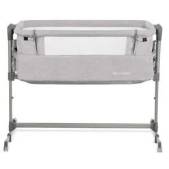 Kinderkraft Neste Up Grey Light Melange Wieg Aan Bed KKLNESTGRY000N -Kleintje Wereld kinderkraft neste up grey light melange wieg aan bed kklnestgry000n 3
