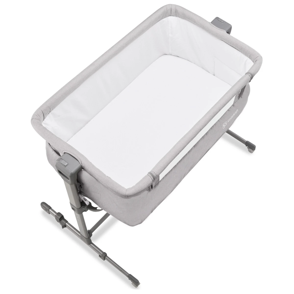 Kinderkraft Neste Up Grey Light Melange Wieg Aan Bed KKLNESTGRY000N - Afbeelding 6