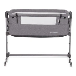 Kinderkraft Neste Up Melange Wieg Aan Bed KKLNESTGRYM00N -Kleintje Wereld kinderkraft neste up melange wieg aan bed kklnestgrym00n 3