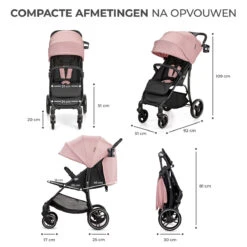 Kinderkraft Trig 2 Pink Wandelwagen KSTRIG2TPNK0000 -Kleintje Wereld kinderkraft trig 2 pink wandelwagen kstrig2tpnk0000 2