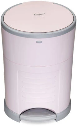 Korbell Pink Nappy Disposal System Luieremmer M250DSP 17 Korbell Pink Nappy Disposal System Luieremmer M250DSP -Kleintje Wereld korbell luieremmer roze 1