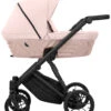 Kunert Ivento Black Smoky Pink 2-in-1 Kinderwagen IVE-11-BLACK -Kleintje Wereld kunert ivento black smoky pink 2 in 1 kinderwagen ive 11 black 00