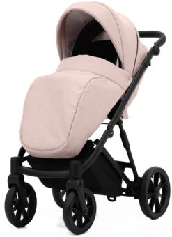 Kunert Ivento Premium Gold Deep Black 2-in-1 Kinderwagen IVE-12-GOLD -Kleintje Wereld kunert ivento black smoky pink 2 in 1 kinderwagen ive 11 black 10 2