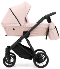 Kunert Ivento Black Smoky Pink 2-in-1 Kinderwagen IVE-11-BLACK -Kleintje Wereld kunert ivento black smoky pink 2 in 1 kinderwagen ive 11 black 14 1