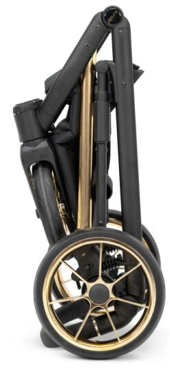 Kunert Ivento Premium Gold Deep Black 2-in-1 Kinderwagen IVE-12-GOLD -Kleintje Wereld kunert ivento premium gold deep black 2 in 1 kinderwagen ive 12 gold 6
