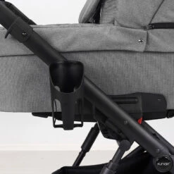 Kunert Lazzio Black Eco-Leather 2-in-1 Kinderwagen LAZ-11-BLACK -Kleintje Wereld kunert lazzio 2 in 1 kinderwagen laz 11 11