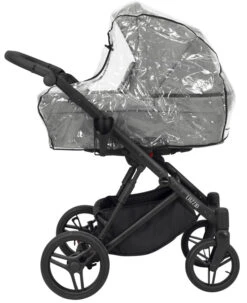 Kunert Lazzio Black Eco-Leather 2-in-1 Kinderwagen LAZ-11-BLACK -Kleintje Wereld kunert lazzio 2 in 1 kinderwagen laz 11 2