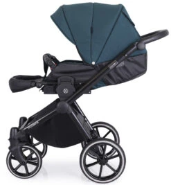 Kunert Talisman Black Green 2-in-1 Kinderwagen TA-04-BLACK -Kleintje Wereld kunert talisman black green 2 in 1 kinderwagen ta 04 black 6 2