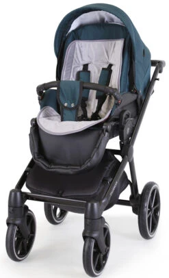 Kunert Talisman Black Pepper 2-in-1 Kinderwagen TA-06-BLACK -Kleintje Wereld kunert talisman black green 2 in 1 kinderwagen ta 04 black 9 1