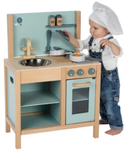 Label Label Groen Houten Keuken LLWT-25415 -Kleintje Wereld label label groen houten keuken llwt 25415 4