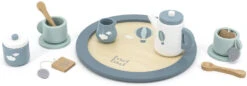 Label Label Groen Houten Theeservies Set LLWT-24814 -Kleintje Wereld label label groen houten theeservies set llwt 24814 2