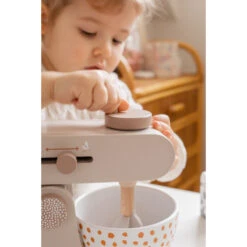 Label Label Nougat Houten Keukenmixer LLWT-37087 -Kleintje Wereld label label nougat houten keukenmixer llwt 37087 8