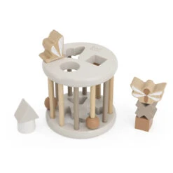 Label Label Nougat Houten Rollende Vormenstoof LLWT-37148 -Kleintje Wereld label label nougat houten rollende vormenstoof llwt 37148 2