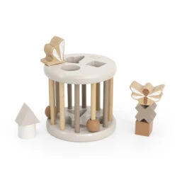 Label Label Nougat Houten Rollende Vormenstoof LLWT-37148 -Kleintje Wereld label label nougat houten rollende vormenstoof llwt 37148 3