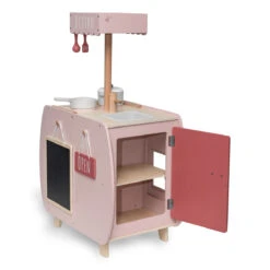 Label Label Roze Houten Bistro Keuken LLWT-34741 -Kleintje Wereld label label roze houten bistro keuken llwt 34741 01