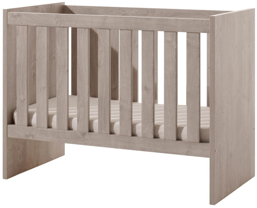 Meegroei Babykamer Amalia Grijs: Meegroei Ledikant, Commode En 2-Deurskast 4 Meegroei Babykamer Amalia Grijs: Meegroei Ledikant, Commode En 2-Deurskast - Afbeelding 2