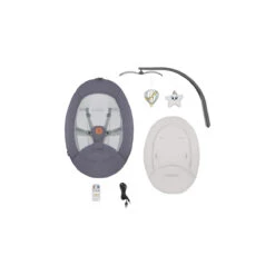 Lionelo Rina Concrete Grey Babyschommel LO-RINA -Kleintje Wereld lionelo rina concrete grey babyschommel lo rina 15