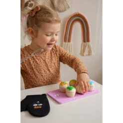 Label Label Barbapapa Houten Cupcakes Set LLBB-35808 -Kleintje Wereld llbb 35793 label label barbapapa wooden cupcakes set 13